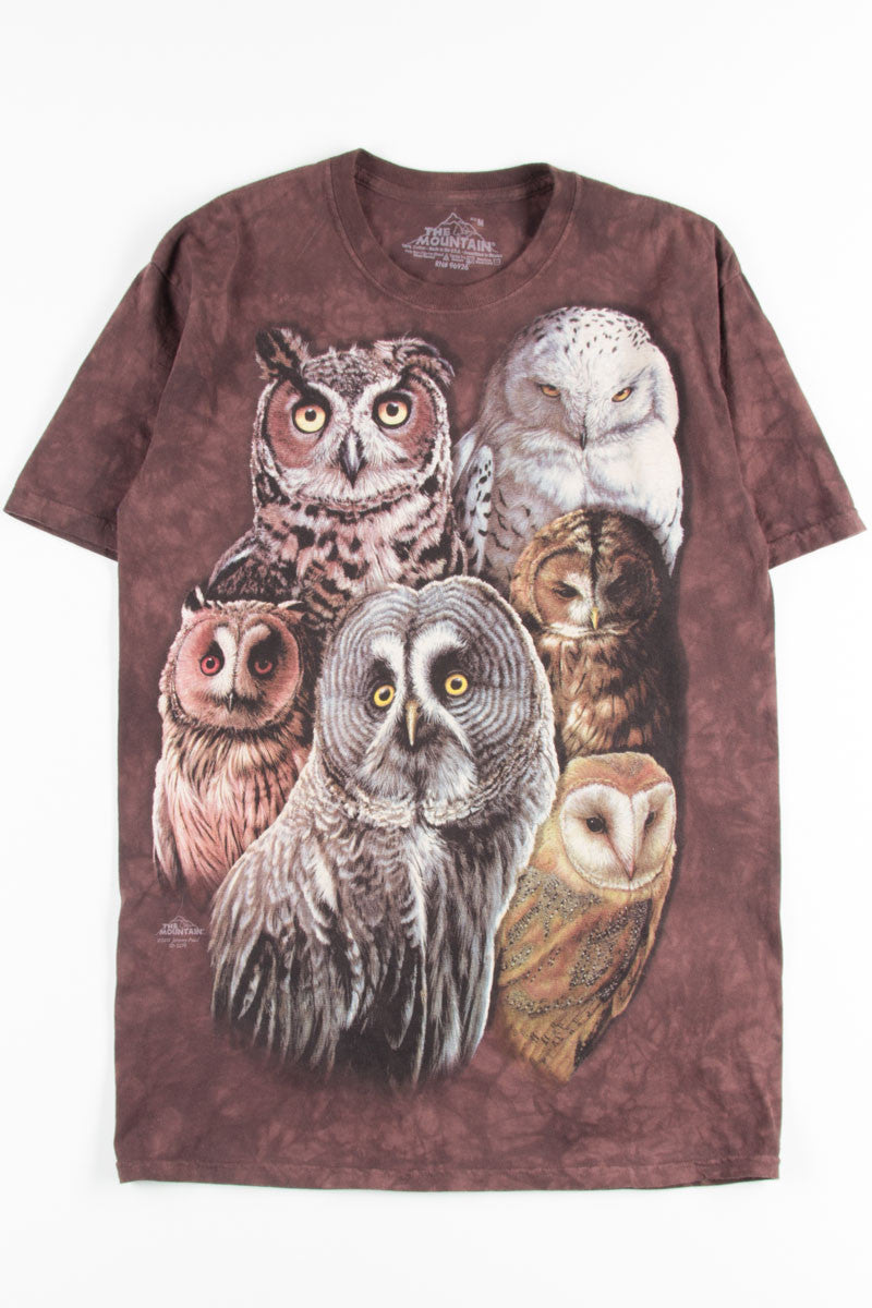 Owl Species Tie Dye Tee