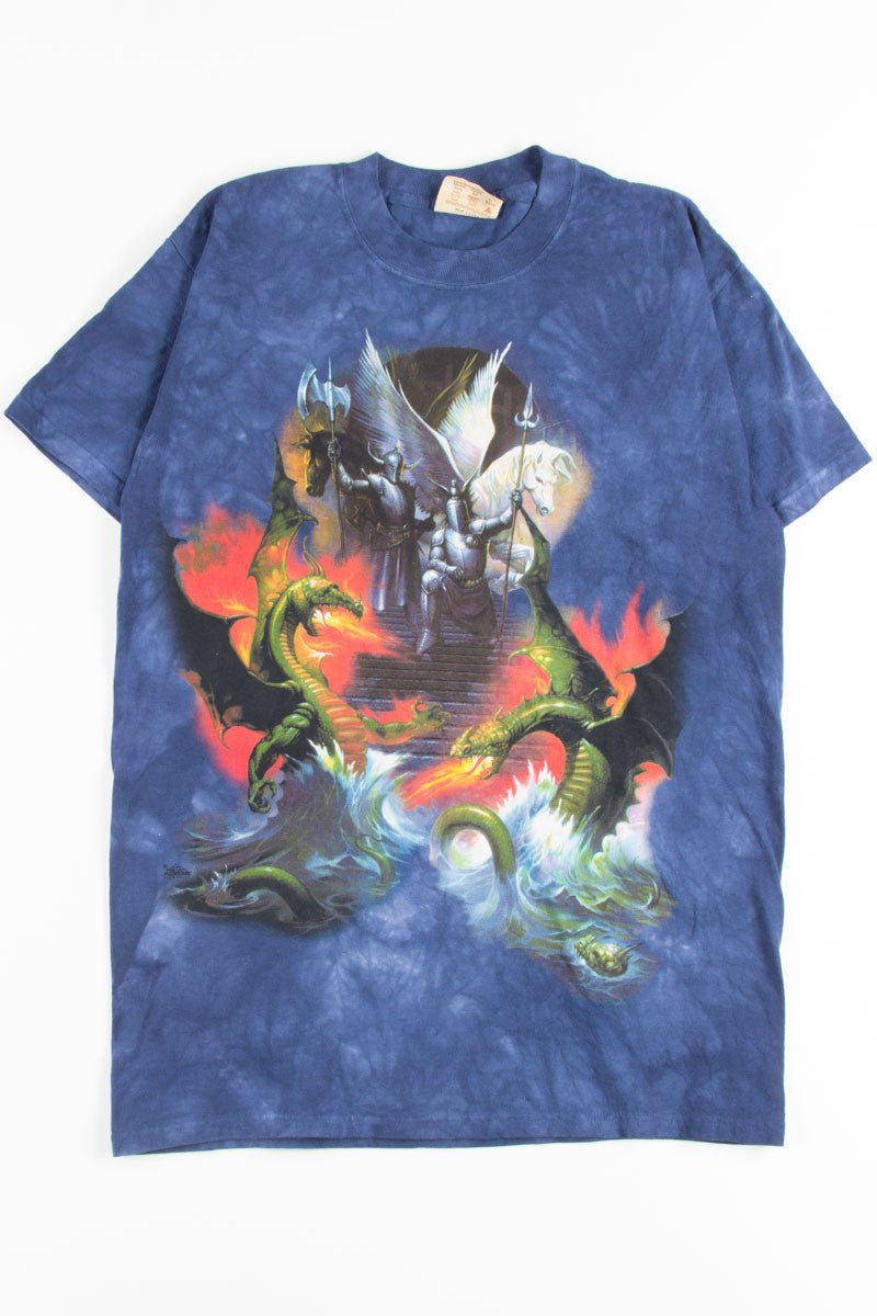 Knights Vs Dragons Tie Dye Tee