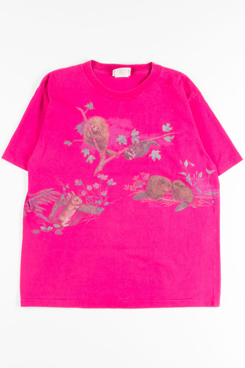 Baby Forest Creatures Tie Dye T-Shirt