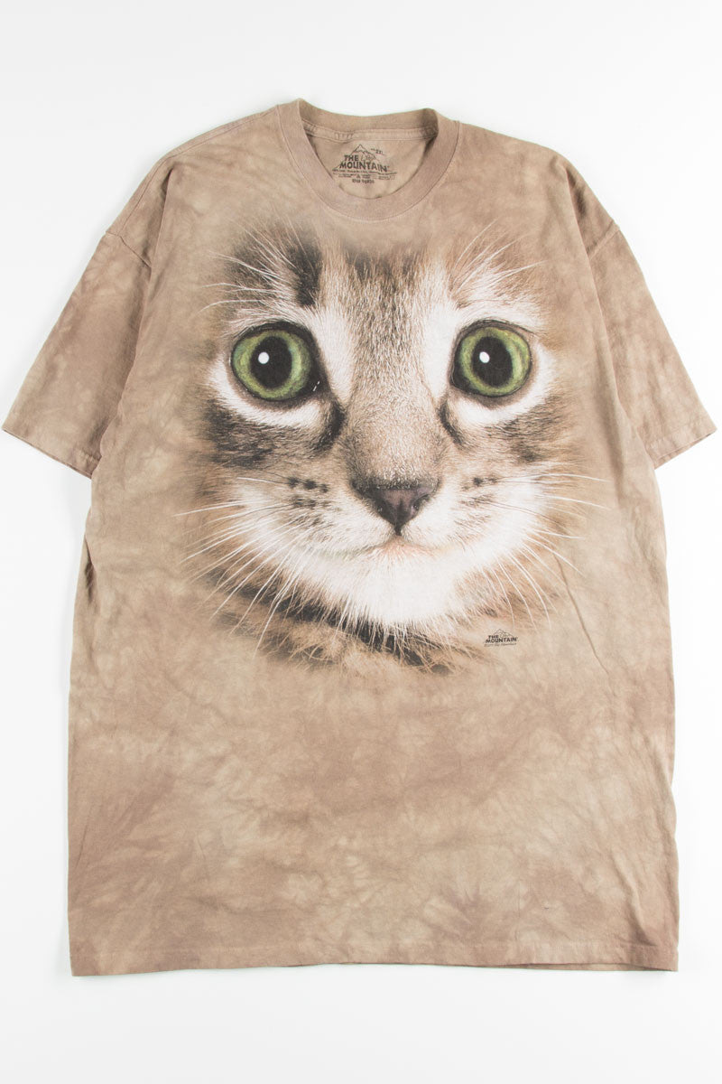 Kitten Face Tie Dye T-Shirt