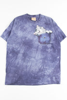 Pocket Kitten Tie Dye T-Shirt