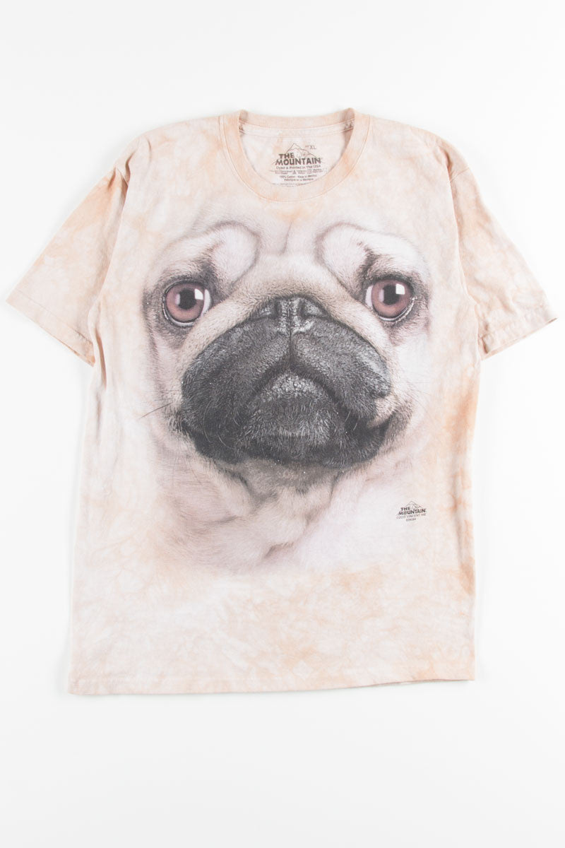 Pug Face Tie Dye Tee