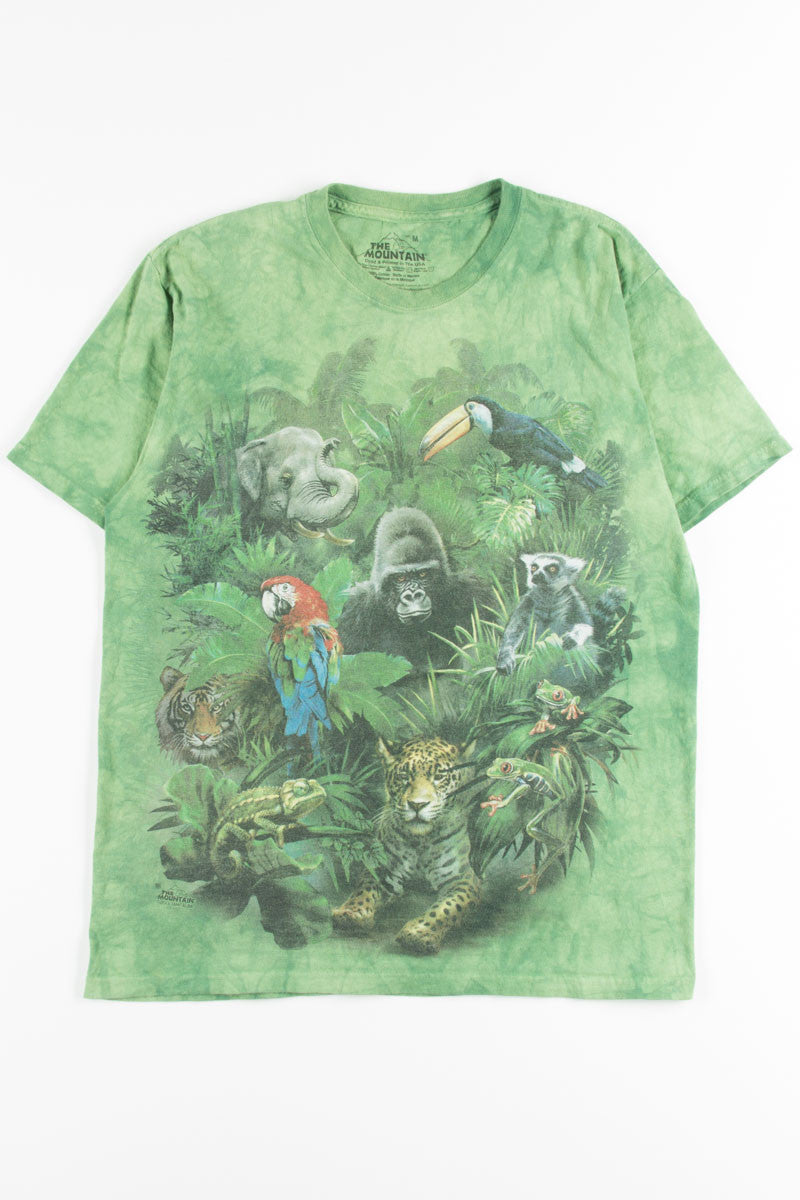 Jungle Animals Tie Dye Tee