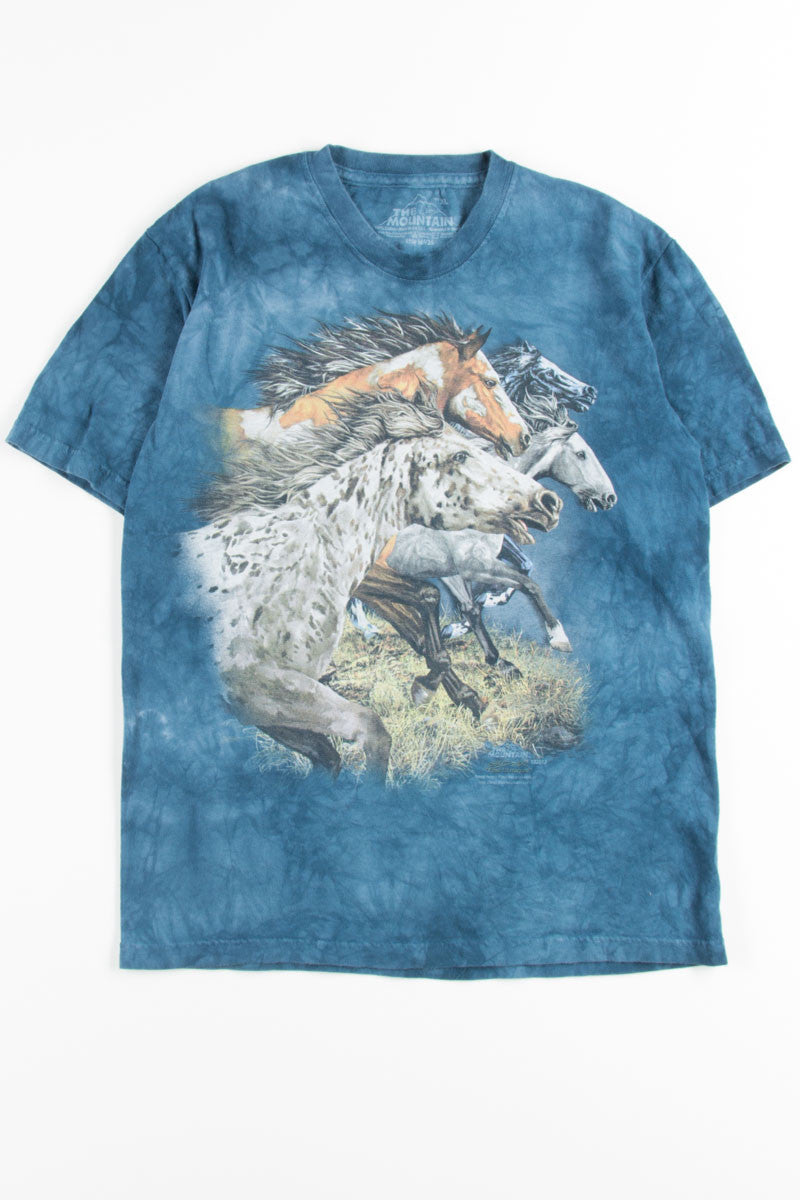 Horse Puzzle Tie Dye Tee