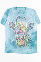 Abstract Giraffe Tie Dye Tee