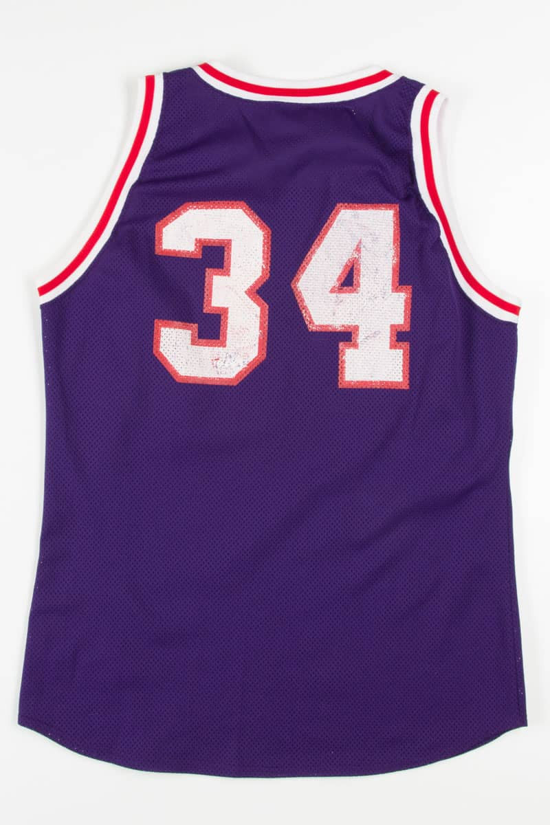 Purple Linfield #34 Jersey