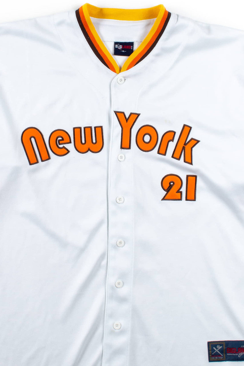 Vintage Padres Style New York Baseball Jersey