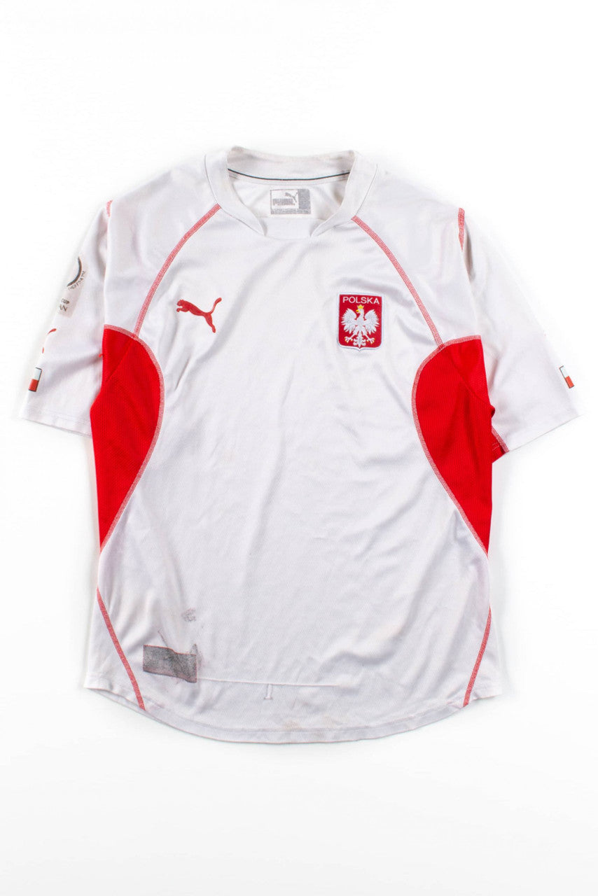 Vintage Poland 2002 World Cup Jersey