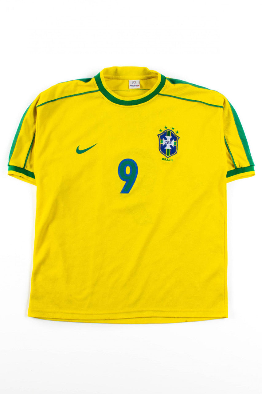 Vintage Ronaldo Brazil 1998 World Cup Jersey