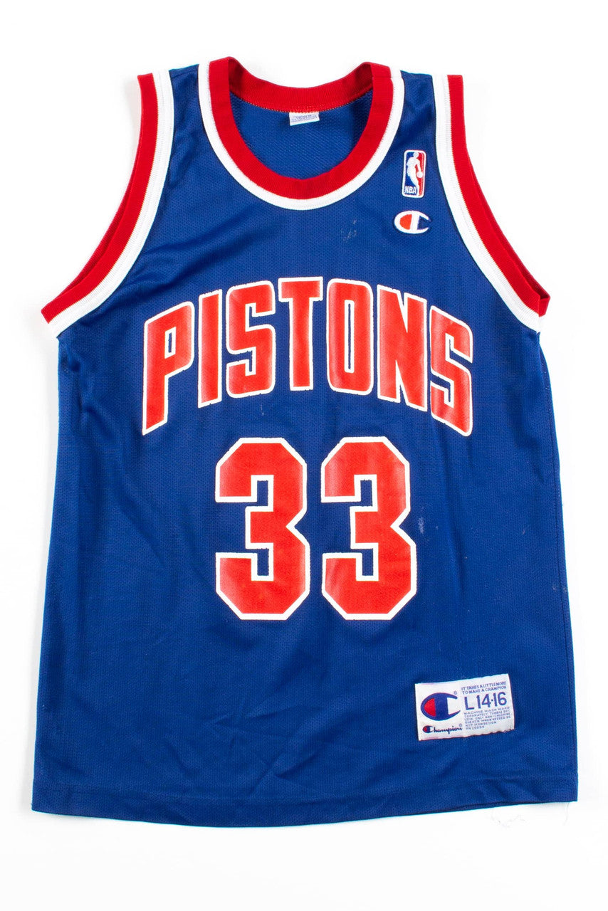 Vintage Grant Hill Pistons Basketball Jersey
