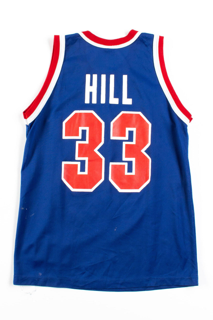 Vintage Grant Hill Pistons Basketball Jersey