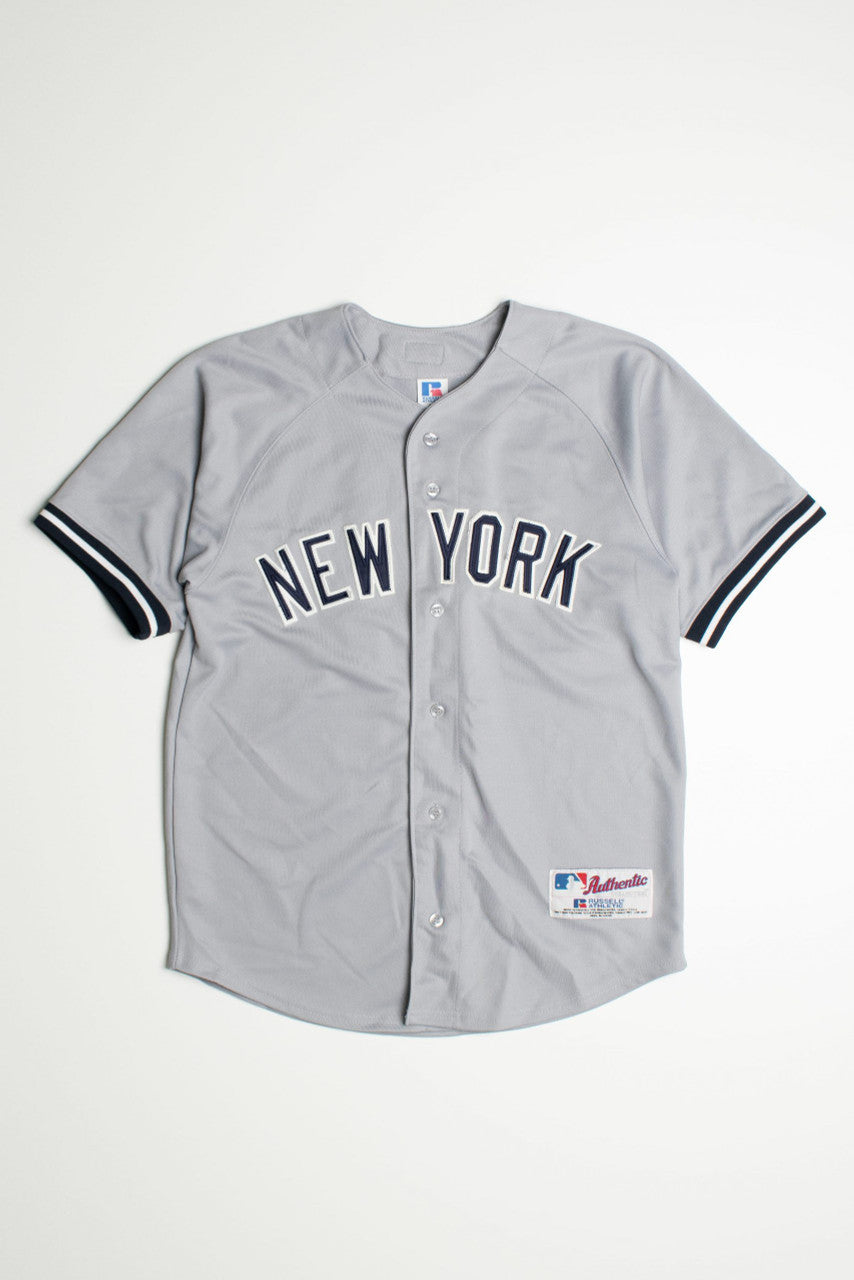 Vintage New York #2 MLB Grey Jersey