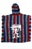 Blue & Red Stussy Baja Hoodie