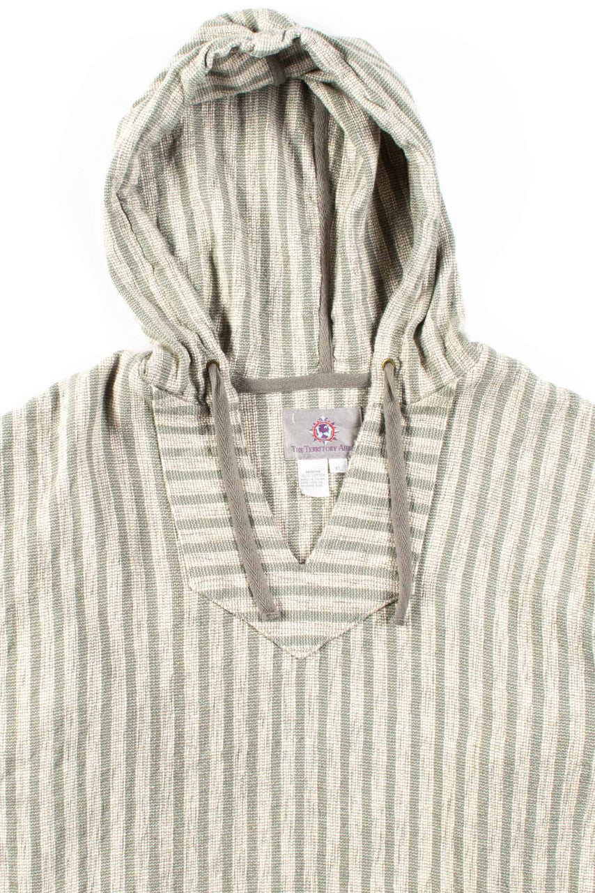 Olive Striped Baja Hoodie