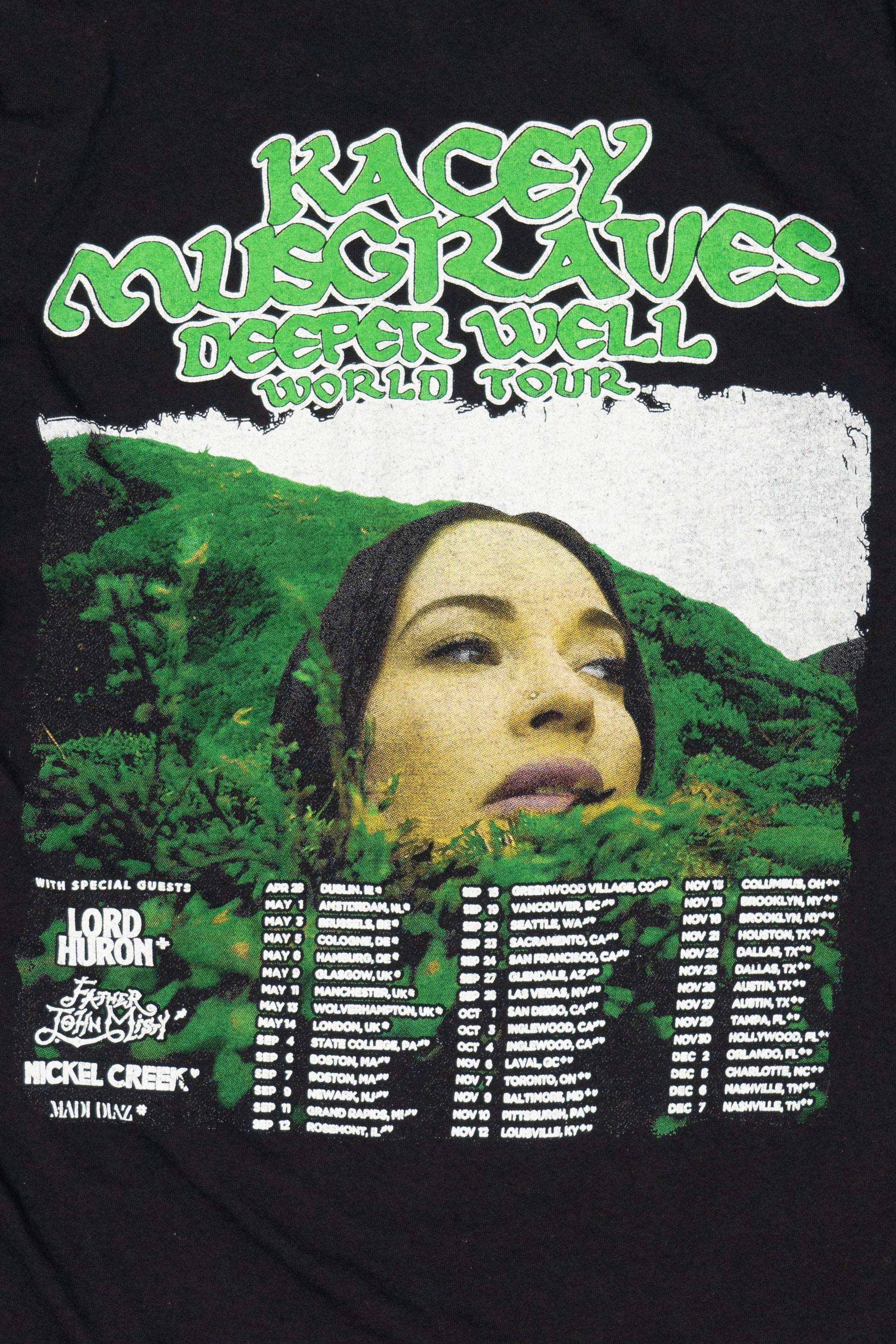 Kacey Musgraves Deeper Well Tour T-Shirt (2020s)