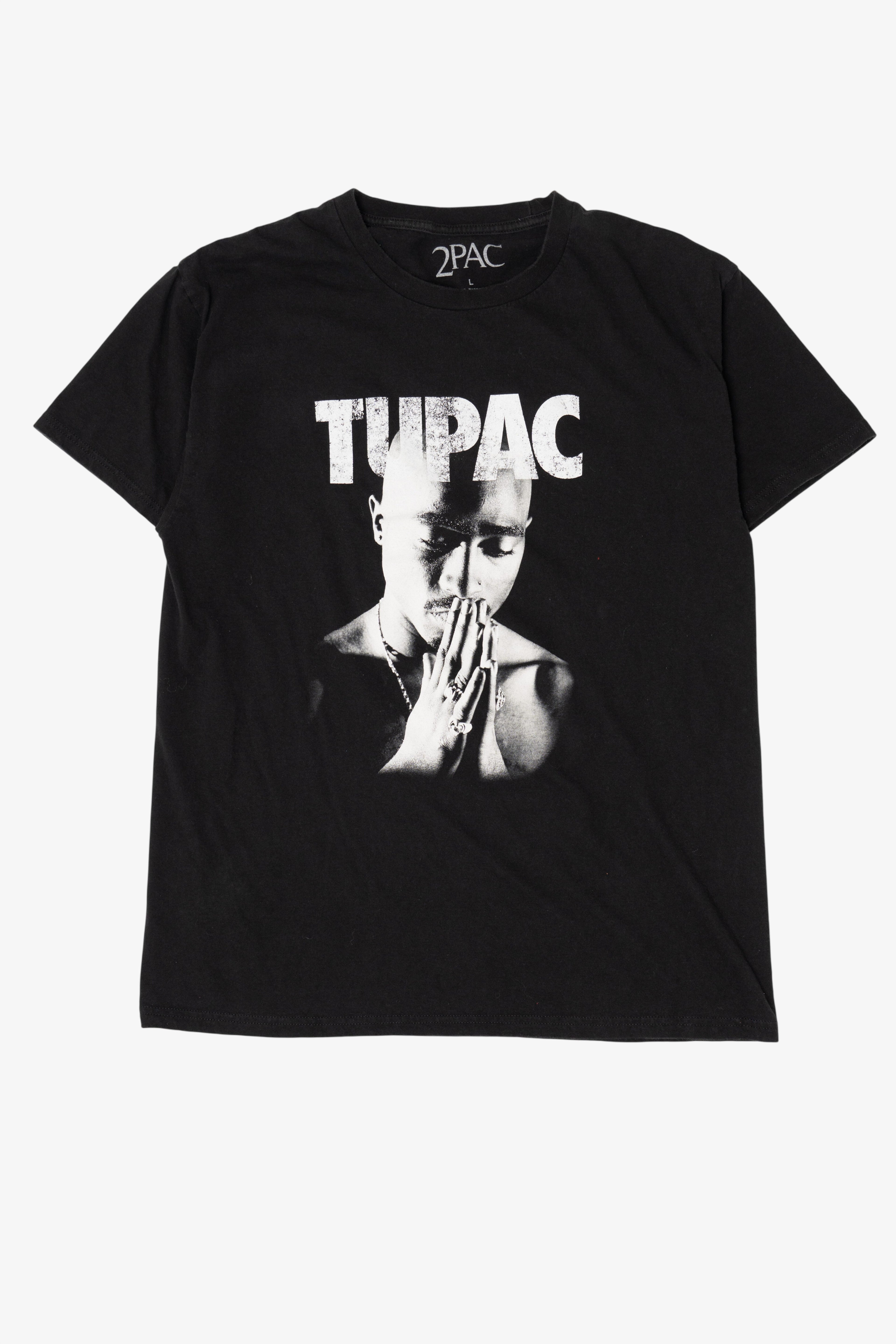 Black 2Pac Tupac T-Shirt (2010s)
