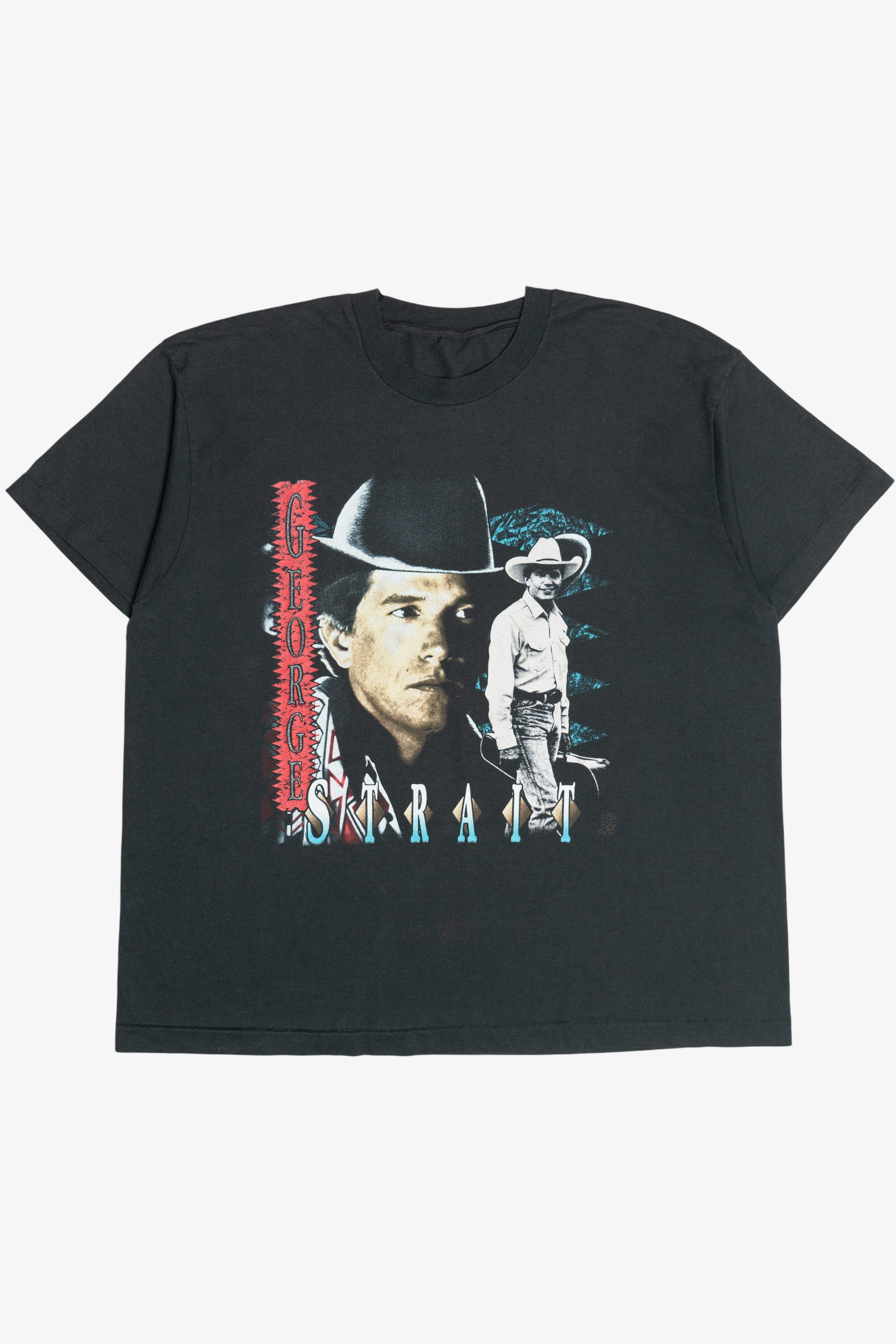 Vintage 1993 George Strait Single Stitch Band T-Shirt (1990s