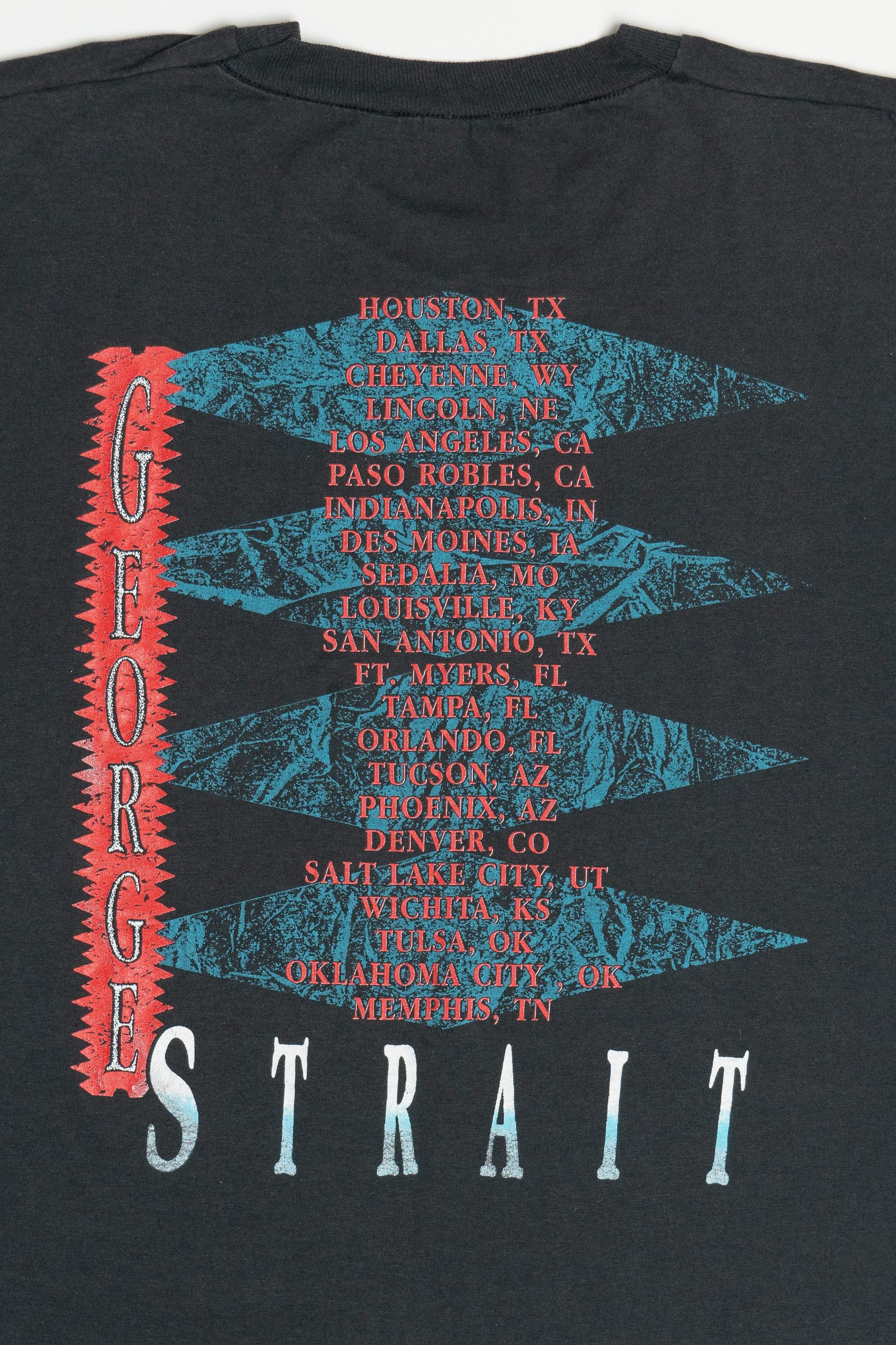 Vintage 1993 George Strait Single Stitch Band T-Shirt (1990s