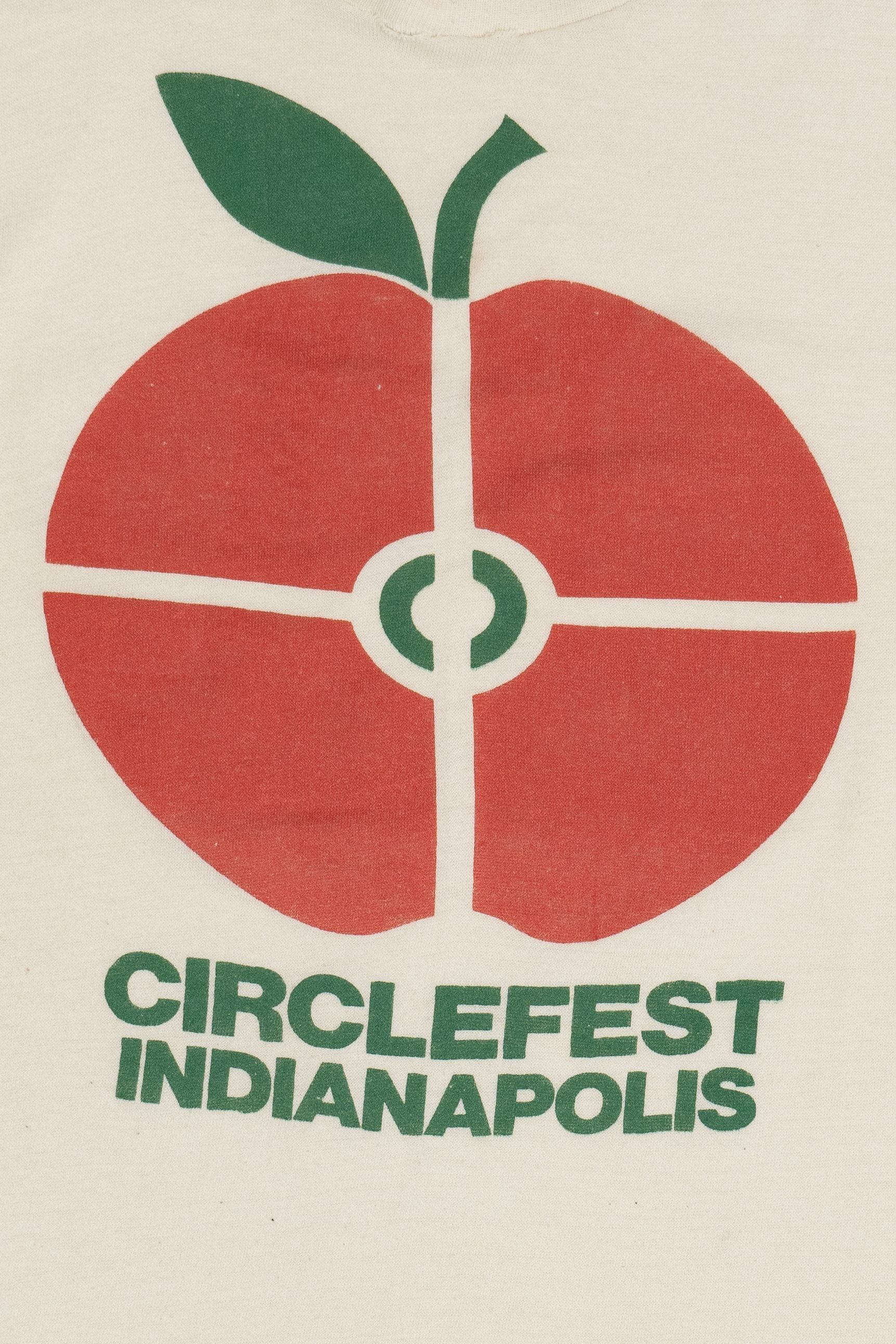 Vintage Distressed "Circlefest Indianapolis" Paper Thin Music Festival T-Shirt (1980s)