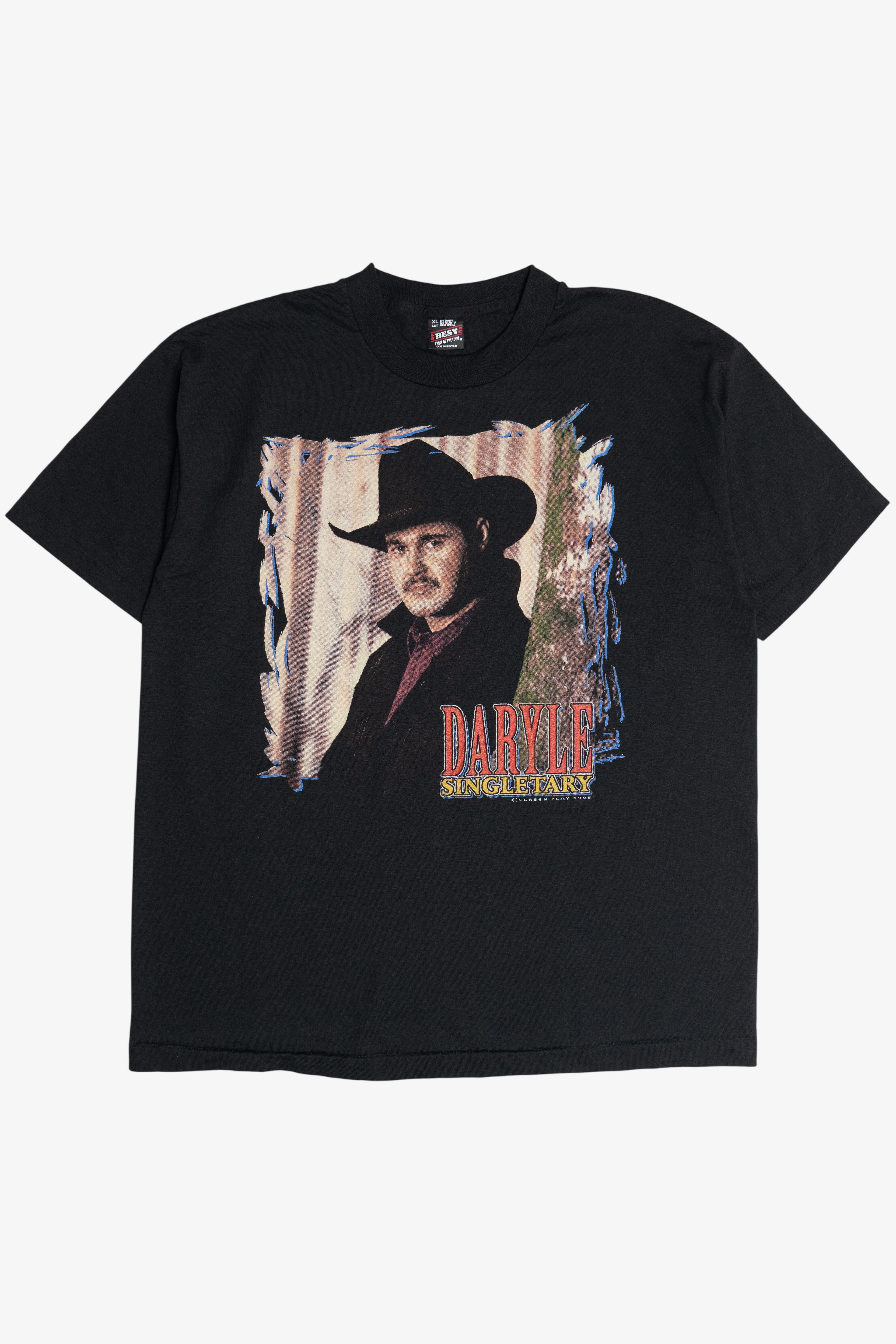 Vintage Daryle Singletary Sneak Preview Tour 1995 "I Was There" Country Band T-Shirt (1990s)
