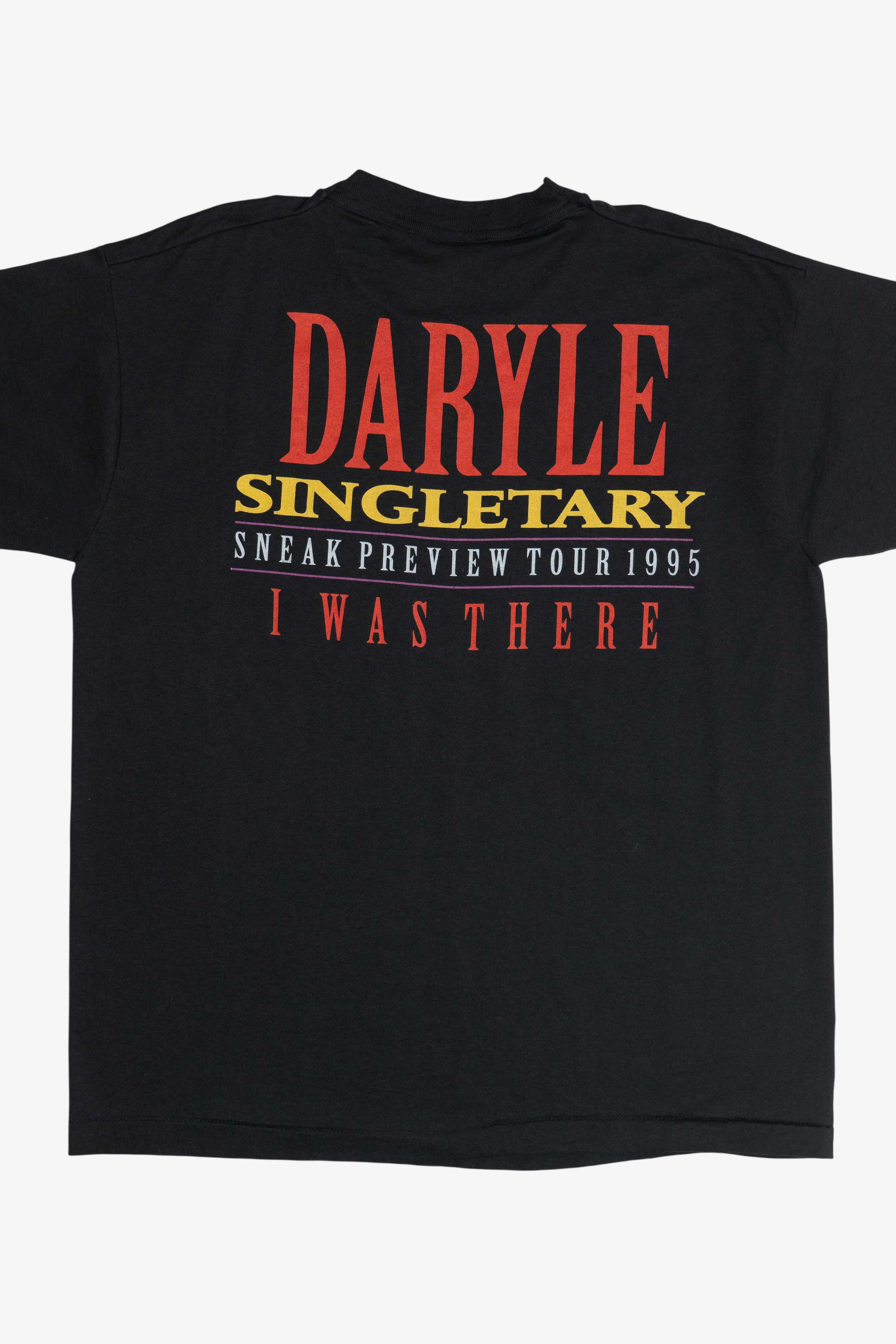 Vintage Daryle Singletary Sneak Preview Tour 1995 "I Was There" Country Band T-Shirt (1990s)