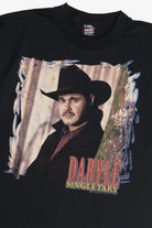 Vintage Daryle Singletary Sneak Preview Tour 1995 "I Was There" Country Band T-Shirt (1990s)