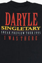 Vintage Daryle Singletary Sneak Preview Tour 1995 "I Was There" Country Band T-Shirt (1990s)