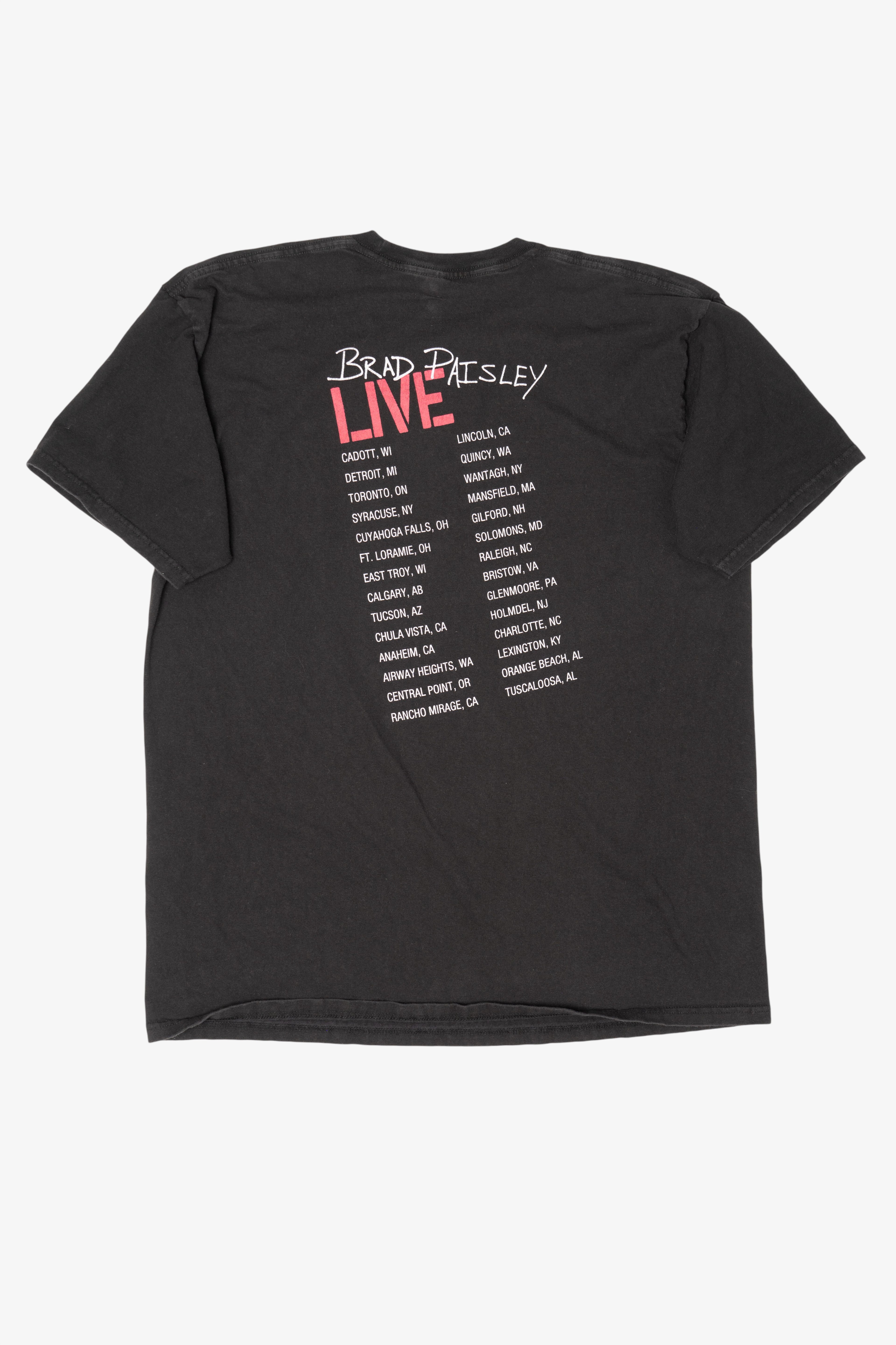 Brad Paisley Live Tour T-Shirt (2000s)