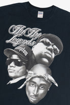"Hip Hop Legends" Tupac, Biggie, Eazy E T-Shirt (2010s)