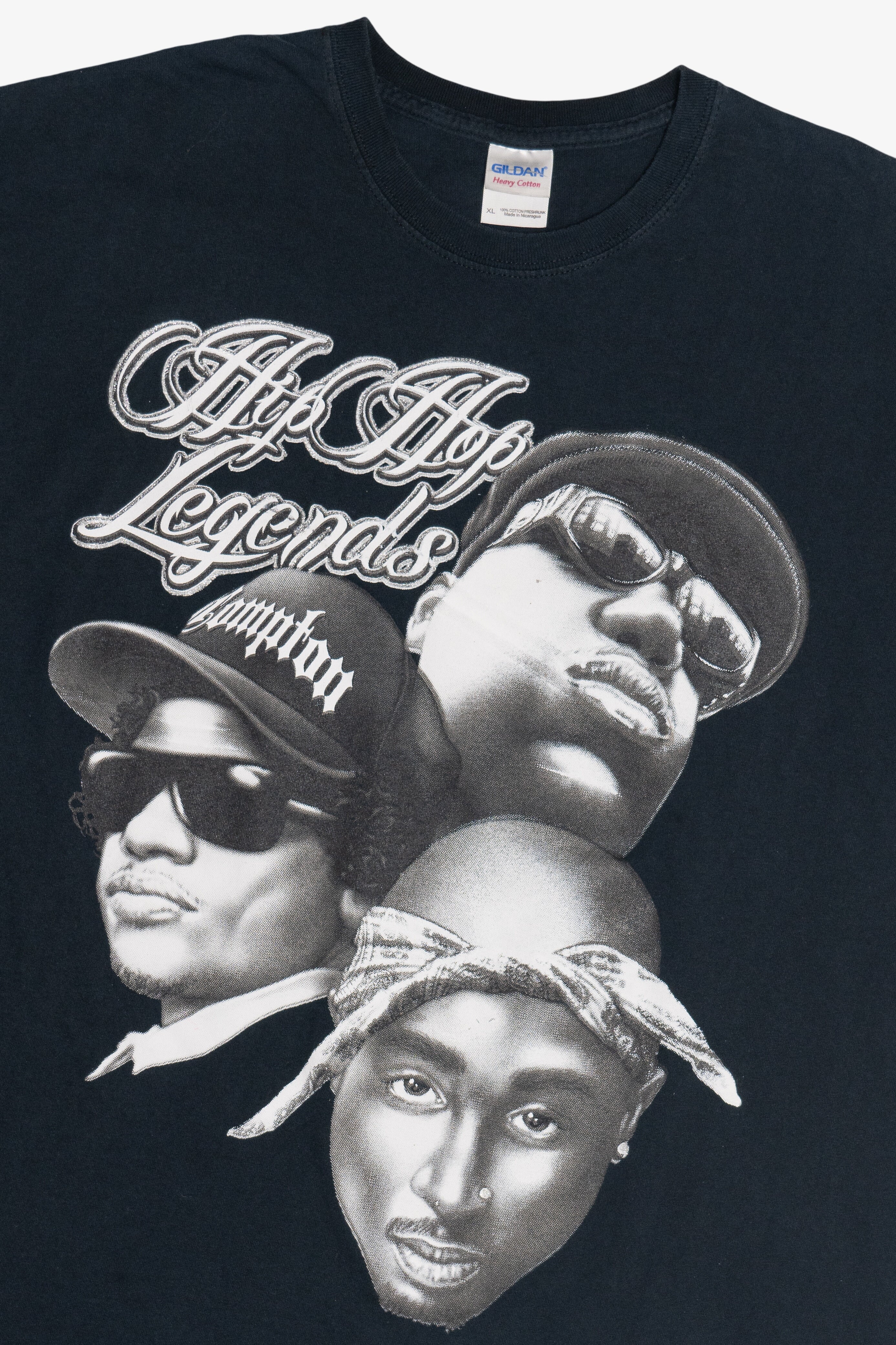 "Hip Hop Legends" Tupac, Biggie, Eazy E T-Shirt (2010s)
