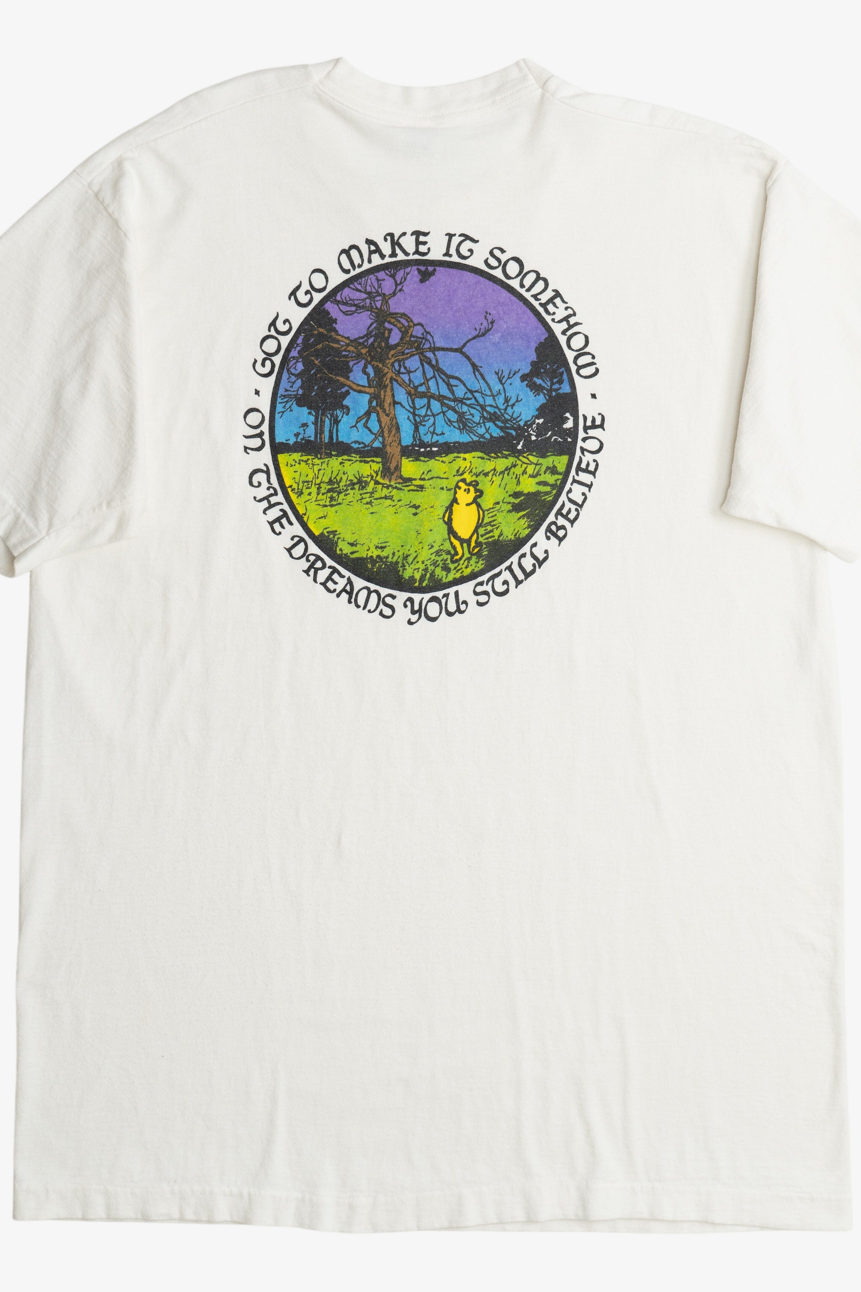 Vintage Grateful Dead Winnie The Pooh "On Dreams You Still Believe" T-Shirt (1990s)