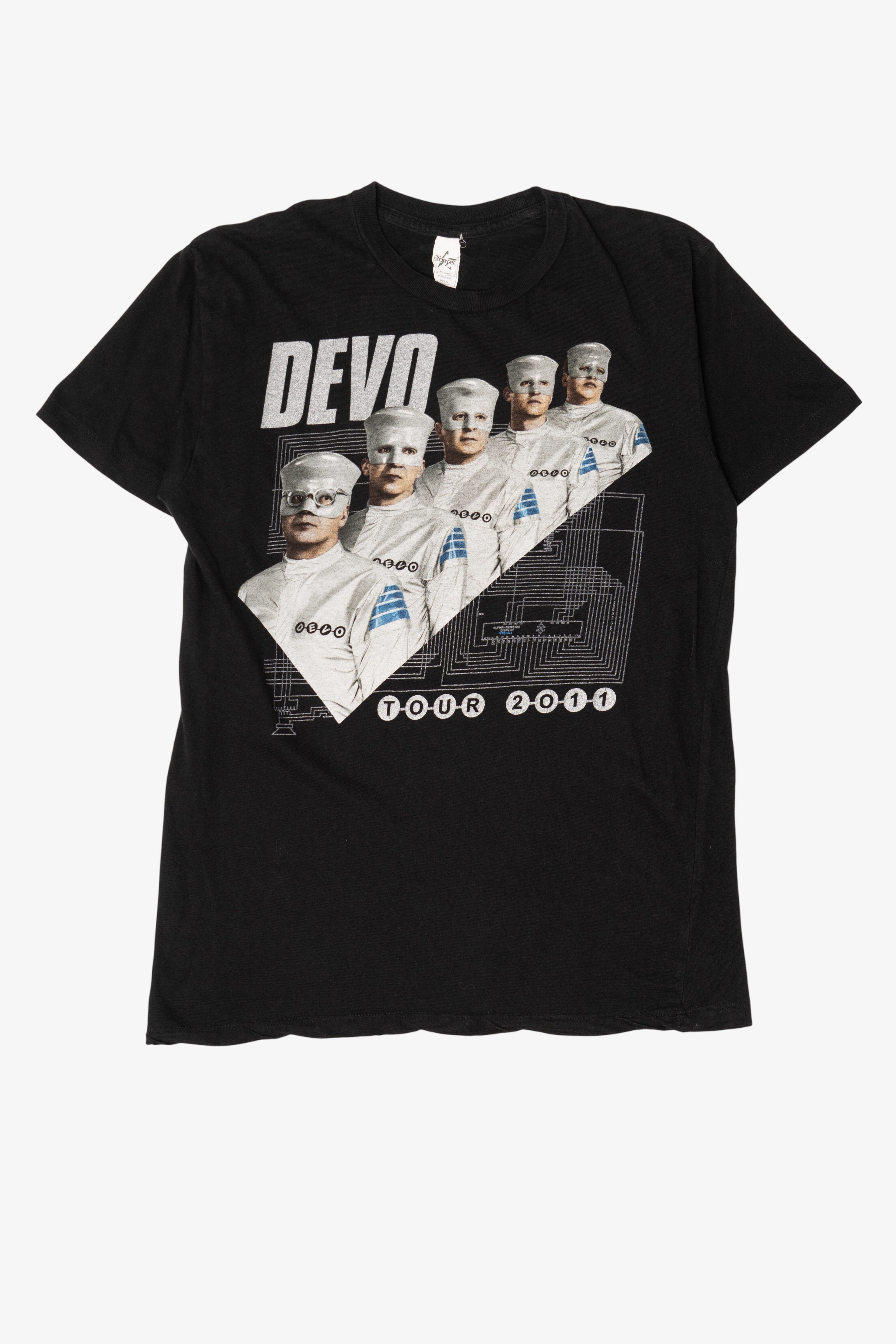 Devo 2011 Tour Black T-Shirt (2010s)
