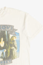 Vintage Bon Jovi New Jersey Paper Thin Distressed Band T-Shirt (1980s)