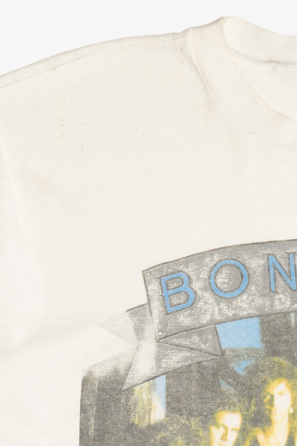 Vintage Bon Jovi New Jersey Paper Thin Distressed Band T-Shirt (1980s)