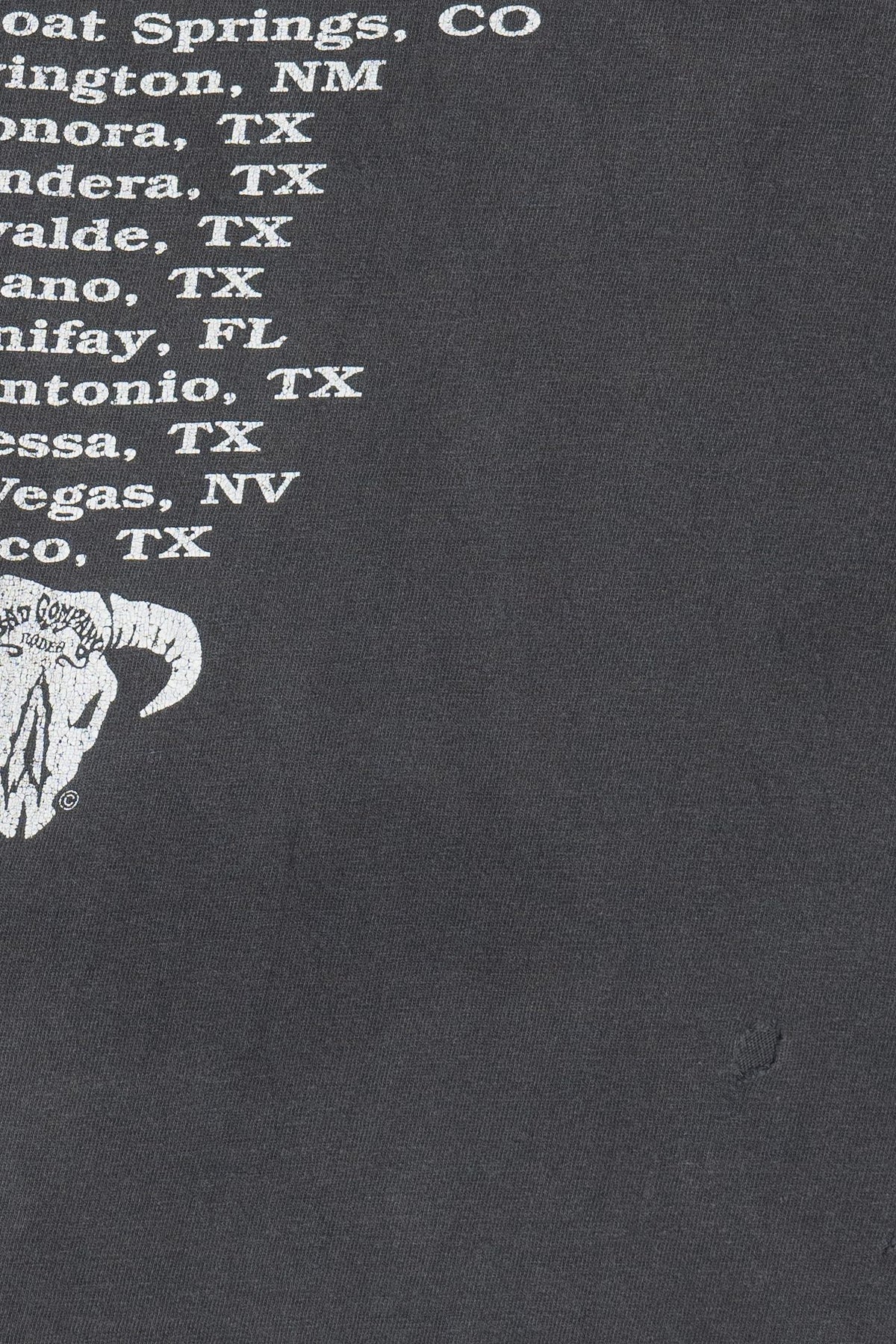 Vintage Distressed Bad Company "Get Western" 1994 Tour T-Shirt (1990s)