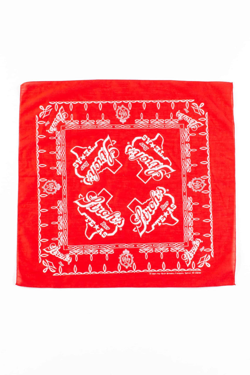 Vintage Stroh's Beer Bandana