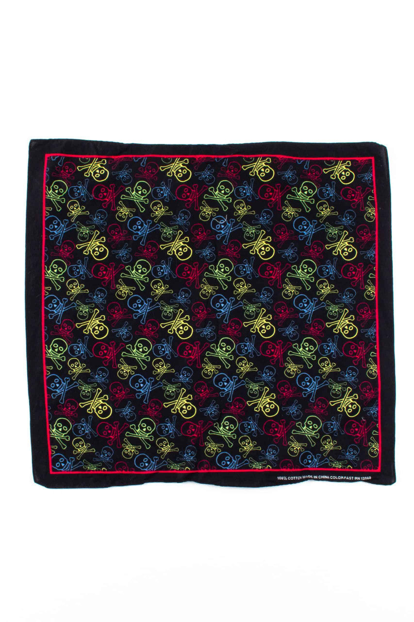 Neon Crossbones Bandana