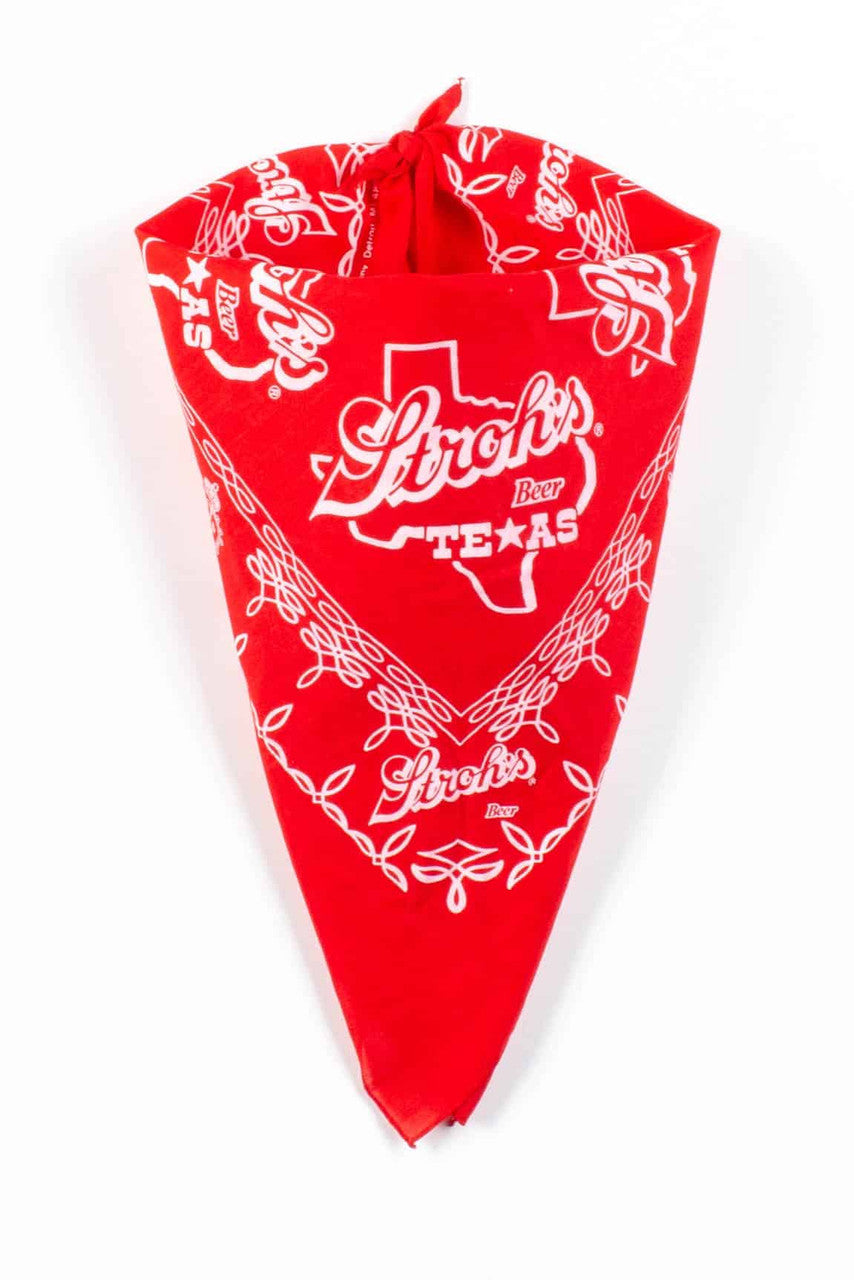 Vintage Stroh's Beer Bandana