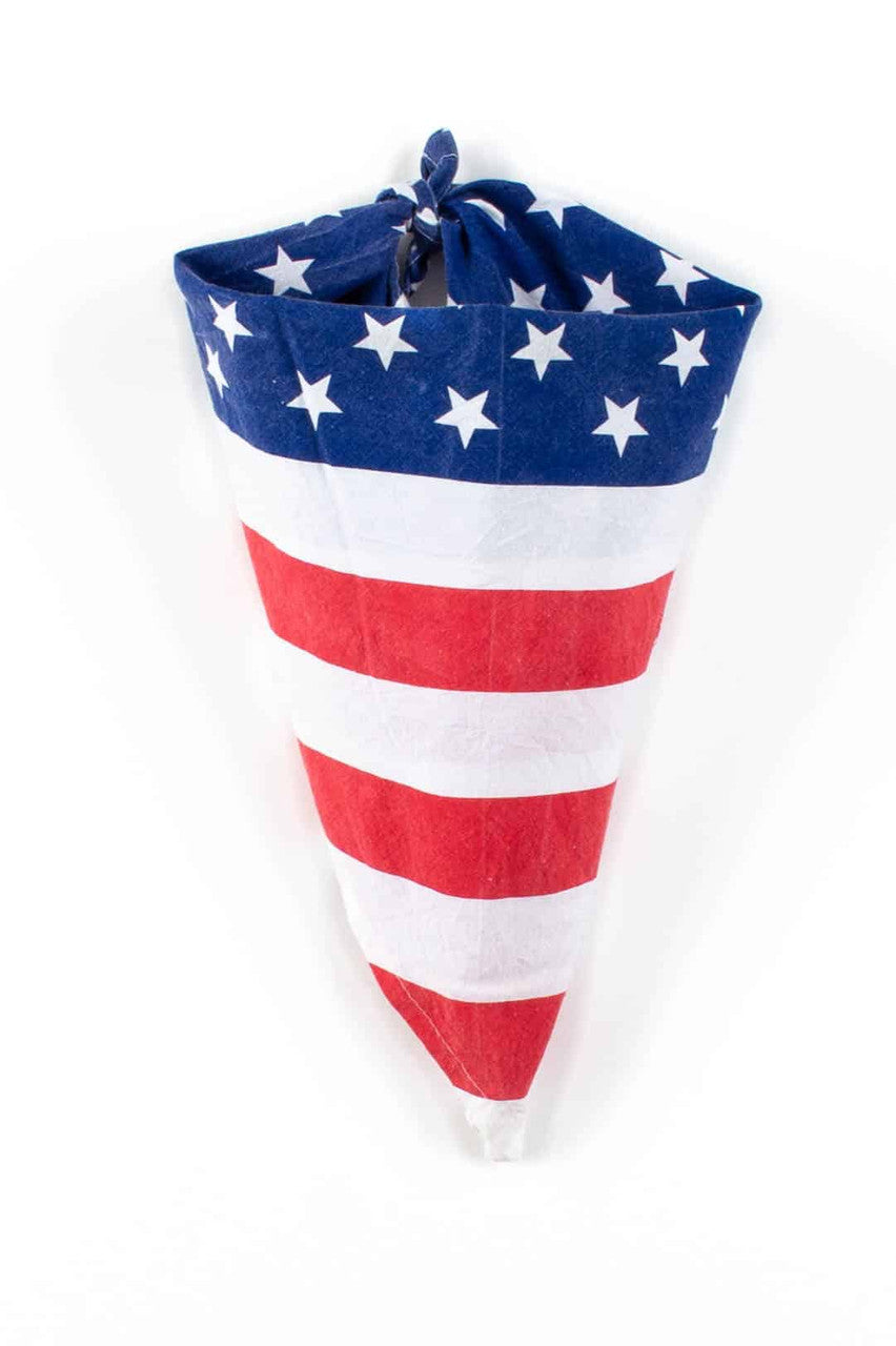 Diagonal Stars & Stripes Bandana
