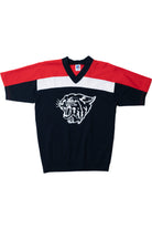 Vintage "Bluffs" V Neck Russell Athletic Nylon Jersey