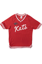 Vintage "Kats" Davis #24 V-Neck Basketball Jersey