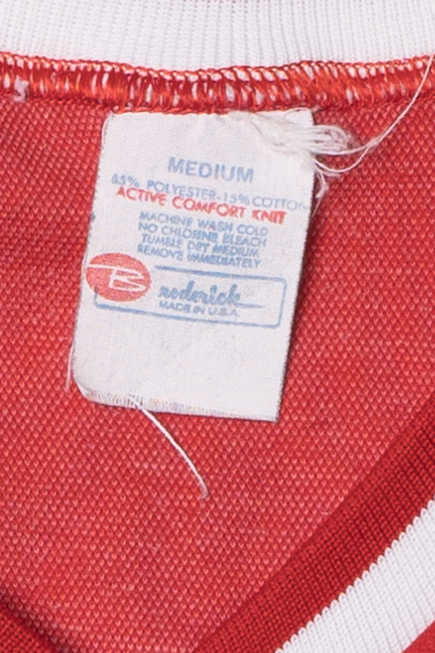 Vintage "Kats" Davis #24 V-Neck Basketball Jersey