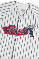 Vintage "Goofy" "Mickey's All Stars" Embroidered Disney Store Baseball Jersey