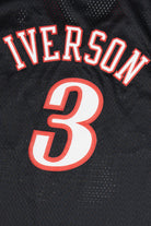Vintage Sixers 76ers Allen Iverson 3 Stitched Reebok Basketball Jersey (2000s)