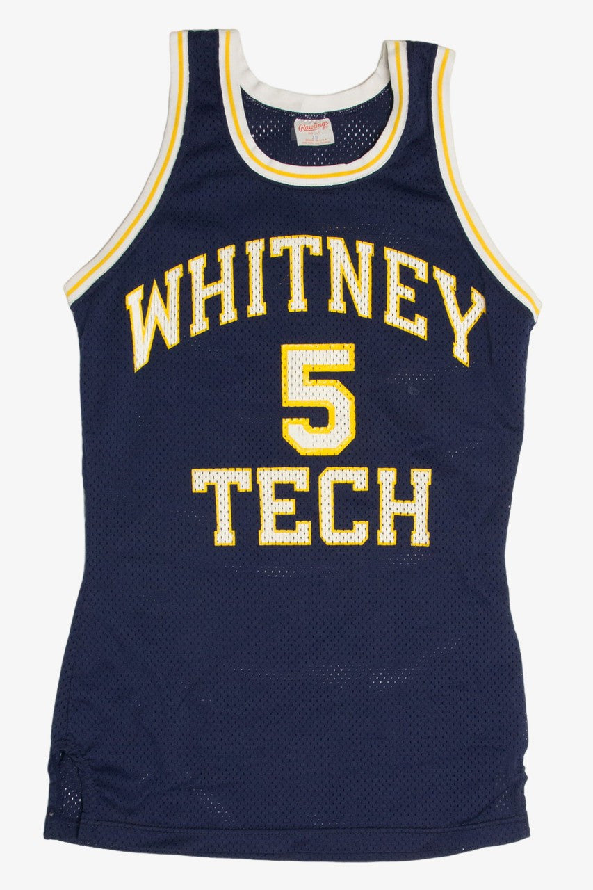 Vintage Whitney Tech Rawlings Basketball Jersey