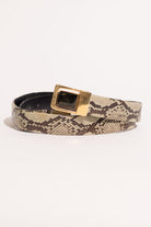 Faux Snake Skin Australian Belt