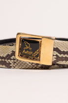 Faux Snake Skin Australian Belt