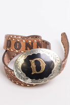 Vintage Hand Engraved Donna Belt Buckle