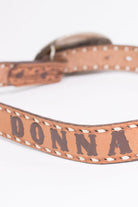 Vintage Hand Engraved Donna Belt Buckle
