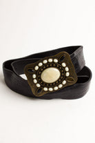 Large Pearl Buckle Belt
